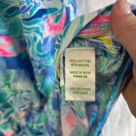 Lilly Pulitzer Shay Floral Tropical Print Sleeveless Dress size small - Picture 2 of 7